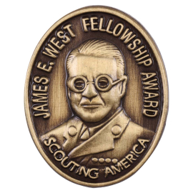 James E. West Fellowship Award Bronze Level Pin