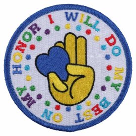 Cub Scouts On My Honor I Will Do My Best Emblem