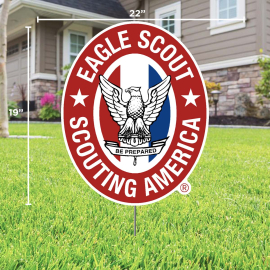 Eagle Scout Logo Yard Sign