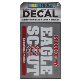 "Proud of My Eagle Scout" Window Decal