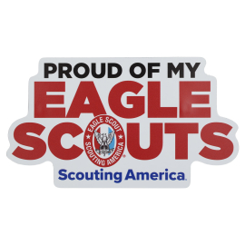 Proud of My Eagle Scouts Car Magnet