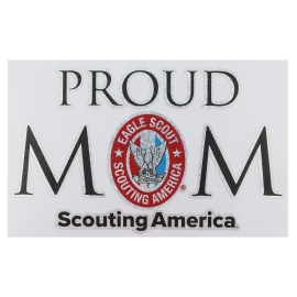 Eagle Scout Proud Mom Window Decal