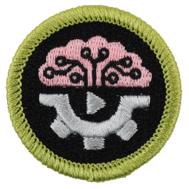 Artificial Intelligence (AI) Merit Badge Emblem