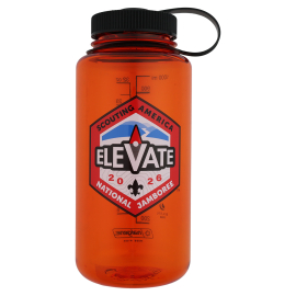 NJ26 Nalgene Wide Mouth Water Bottle, Orange