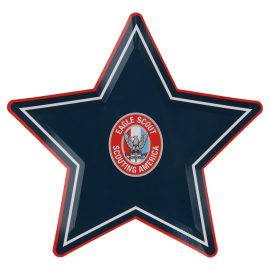 Eagle Scout Star Dessert Plates 9-in, 25pk