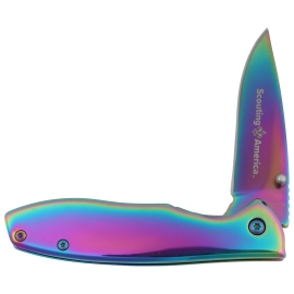 Scouting America Rainbow Folding Knife, 2.6" Blade