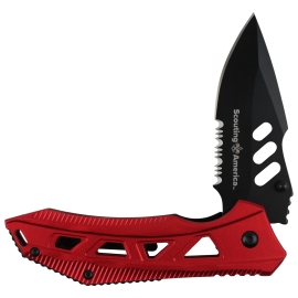 Scouting America Red Handle Knife, 3.2" Blade