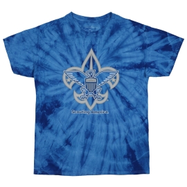 Scouting America Fleur-de-Lis Tie-Dye T-Shirt - Adult S-2XL
