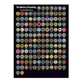 Scouting America Merits of Scouting Poster