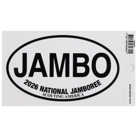 2026 National Jamboree Vinyl Oval Jambo Sticker
