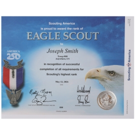 Eagle Scout Replacement Certificate