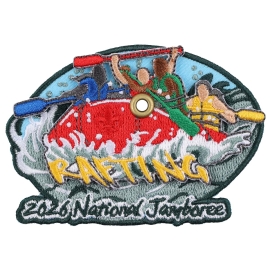 2026 National Jamboree Rafting Spinner Patch