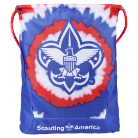 Scouting America Tie-Dye String Bag