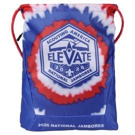 2026 National Jamboree Elevate Tie Dye String Bag