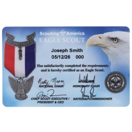 Eagle Scout Replacement Card