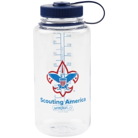 Scouting America Nalgene Water Bottle with Fleur-de-lis design, 32oz