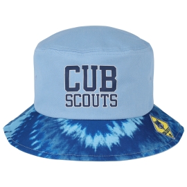 Cub Scouts Bucket Hat, Tie-Dye Blue