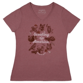 Scouting America Slim Fit Tee - Ladies S-2XL