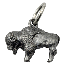 Sterling Silver Buffalo Charm