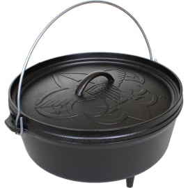 BSA Lodge 6 quart dutch oven for campsite cooking
