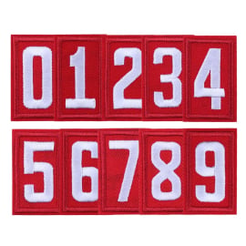 Cub Scout Unit Numeral 0-9