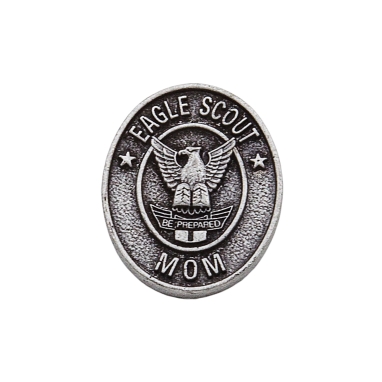 Sterling silver Eagle Scout Mom parent's pin for mothers of Eagle Scouts