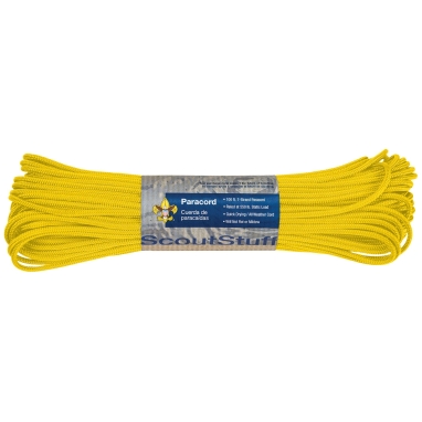 Paracord, Yellow - 100 ft