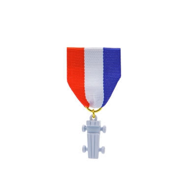 Cub Scout Pinewood Derby Car Medal, White