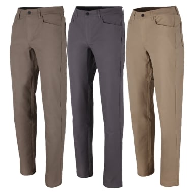 Lizardhead Men's Utility Pant in brown, grey, and tan.