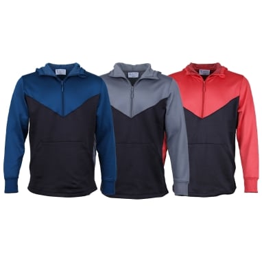 Lizardhead Crux Hoodie in Blue, Gray, and Orange