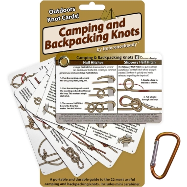 ReferenceReady Camping and Backpacking Knot Tying Cards