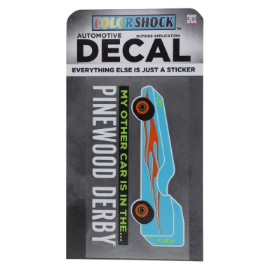 Cub Scouts Pinewood Derby Automotive Decal