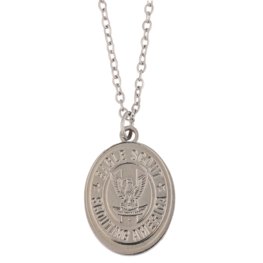 Scouting America Eagle Scout Oval Necklace