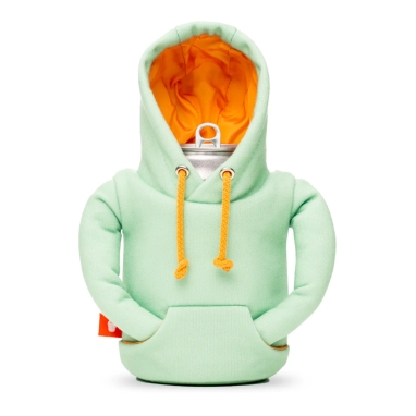 Puffin Drinkware Can Insulator-The Hoodie, Seafoam