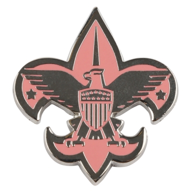 Universal Emblem Pin, Pink
