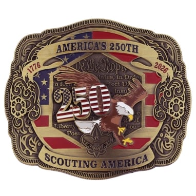 America's 250th Vintage Belt Buckle with Display Box