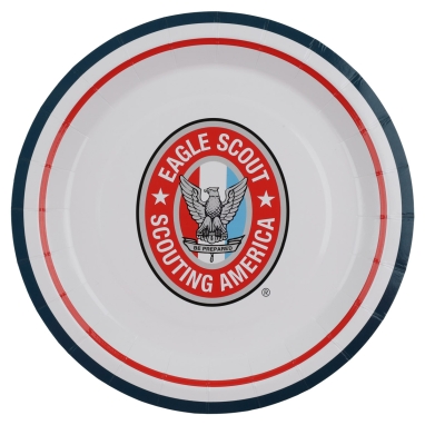 Eagle Scout Lunch Plates 9-in, 25pk