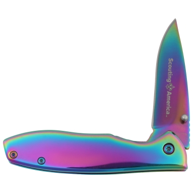 Scouting America Rainbow Folding Knife, 2.6" Blade