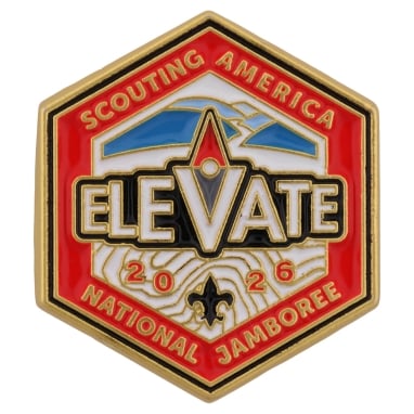 2026 National Jamboree Official Participant Elevate Logo Pin