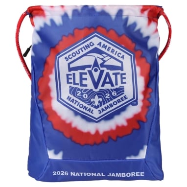 2026 National Jamboree Elevate Tie Dye String Bag