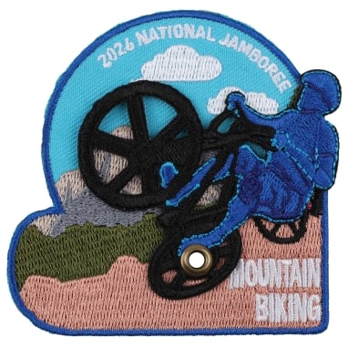 2026 National Jamboree Mountain Biking Spinner Patch