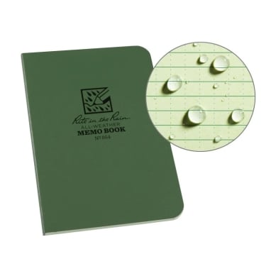 Rite in the Rain Soft Cover Notebook, Green