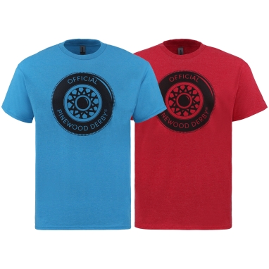 Pinewood Derby Wheel Tee - Adult S-2XL