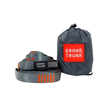 Grand Trunk Hammock Suspension Straps, Gray