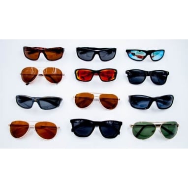 Non-Polarized Outdoor Sunglasses-12-Piece AssortedCase Pack