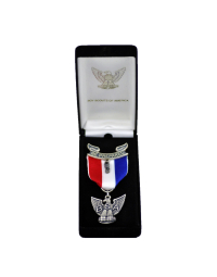 Eagle Scout Sterling Silver Award with Gift Box