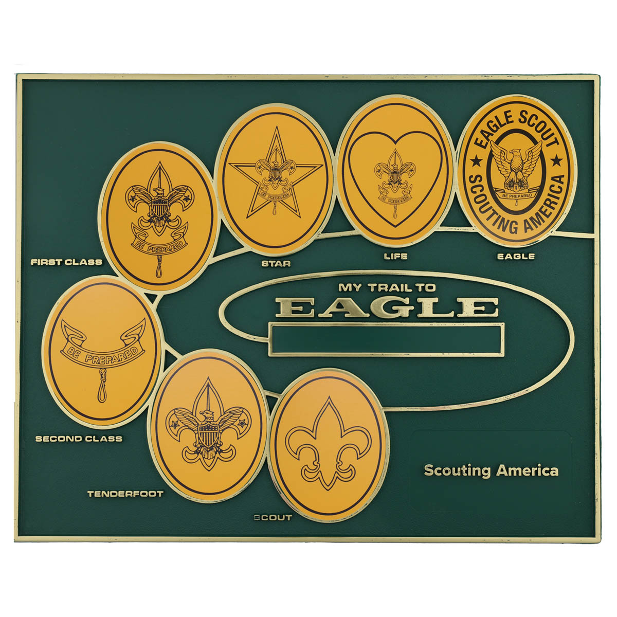 トップス GARAGE SALE series eagle support local My Trail to Eagle Plaque | Scouting America