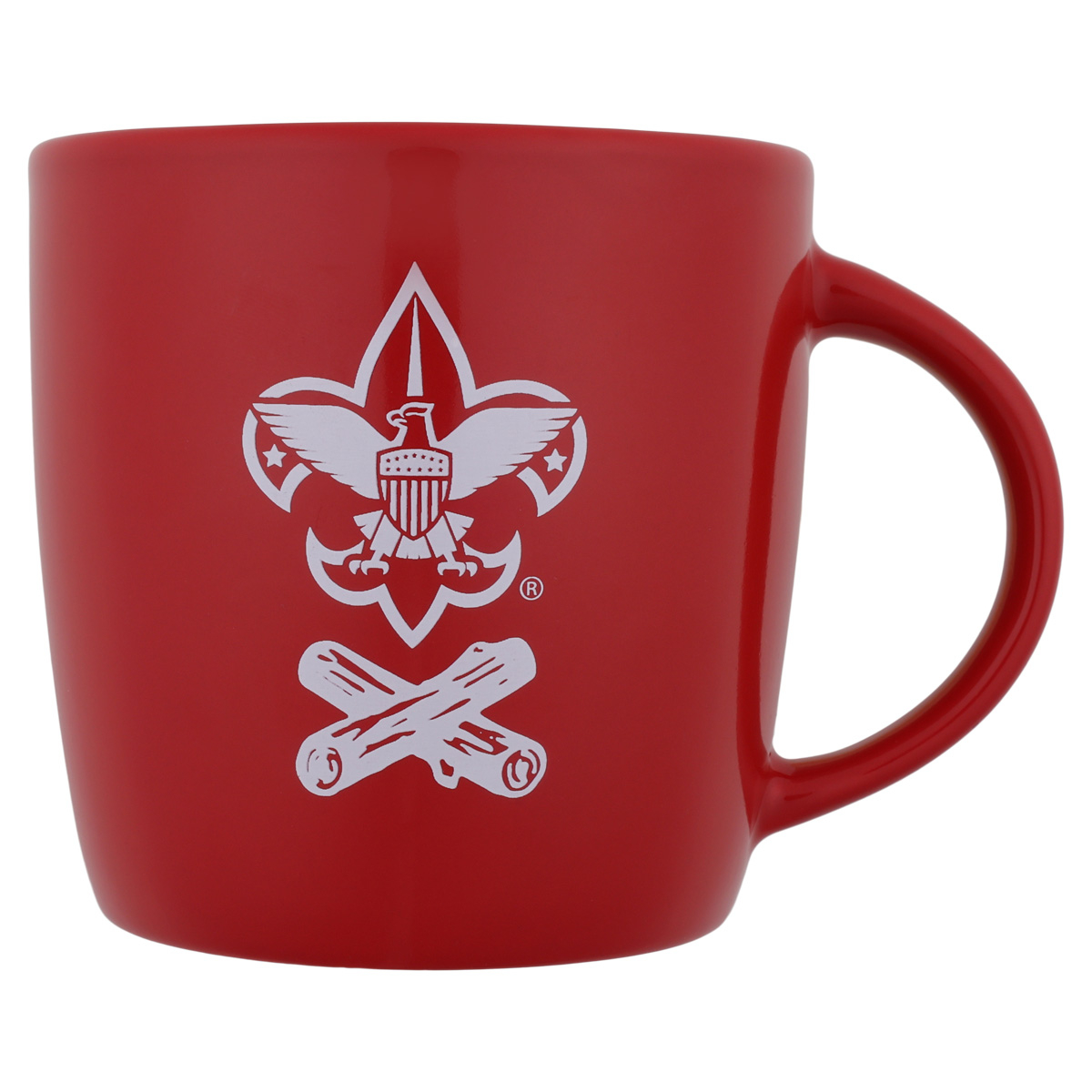 Scouts BSA Campfire Safety Stoneware Mug 18 oz, Red | Scouting America