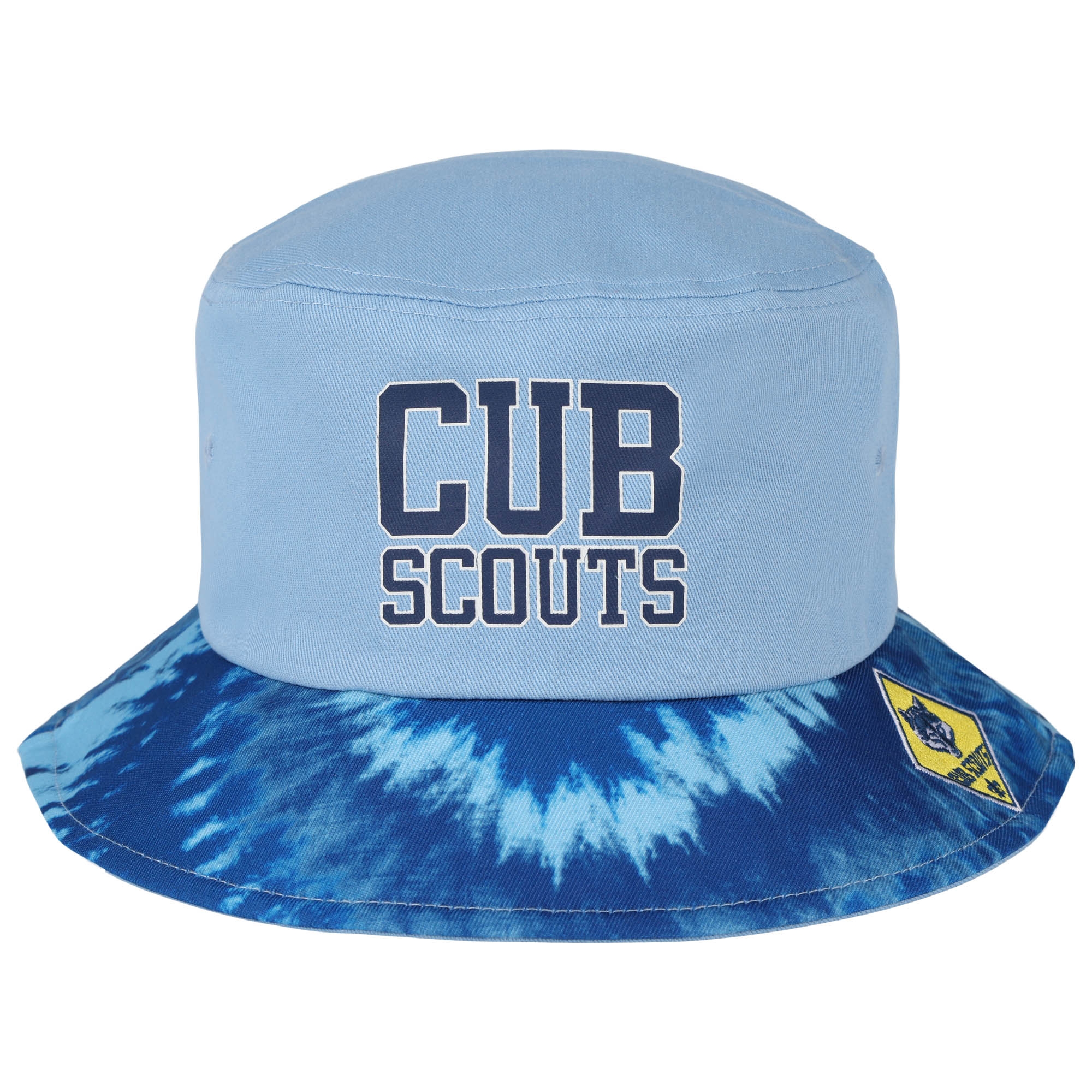 Cub Scouts Bucket Hat, Tie-Dye Blue | Scout Shop Online