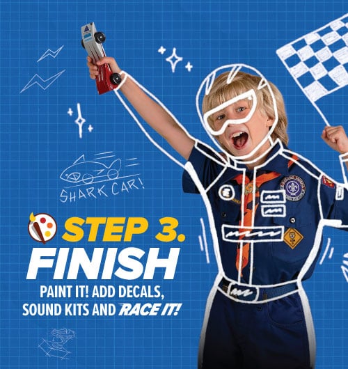 Pinewood Derby - Finish